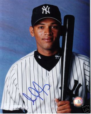 D'ANGELO JIMMENEZ  NEW YORK YANKEES SIGNED 8X10 PHOTO
