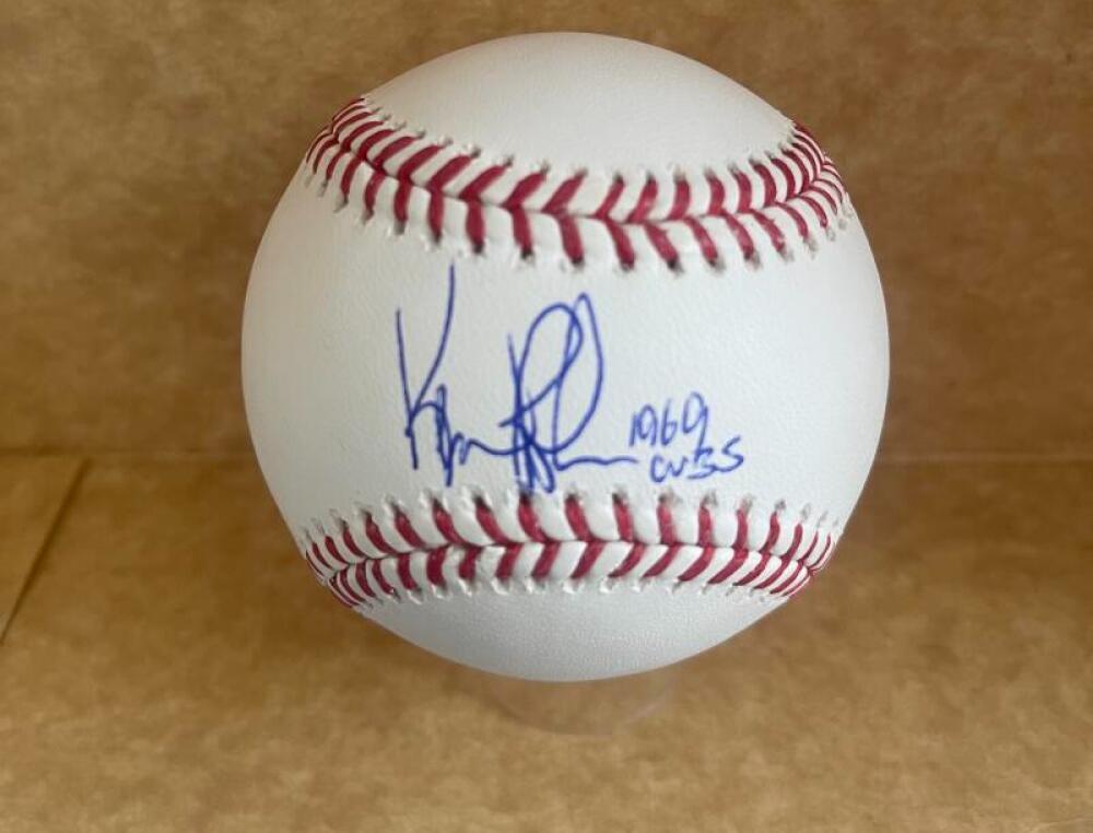 KEN RUDOLPH 1969 CUBS SIGNED AUTOGRAPHED M.L. BASEBALL BECKETT AUTHENTICATED