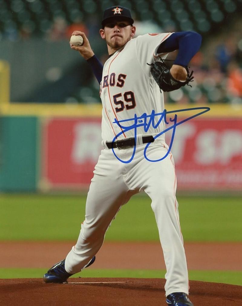 JOE MUSGROVE HOUSTON ASTROS SIGNED AUTOGRAPHED #59 8X10 PHOTO W/COA 