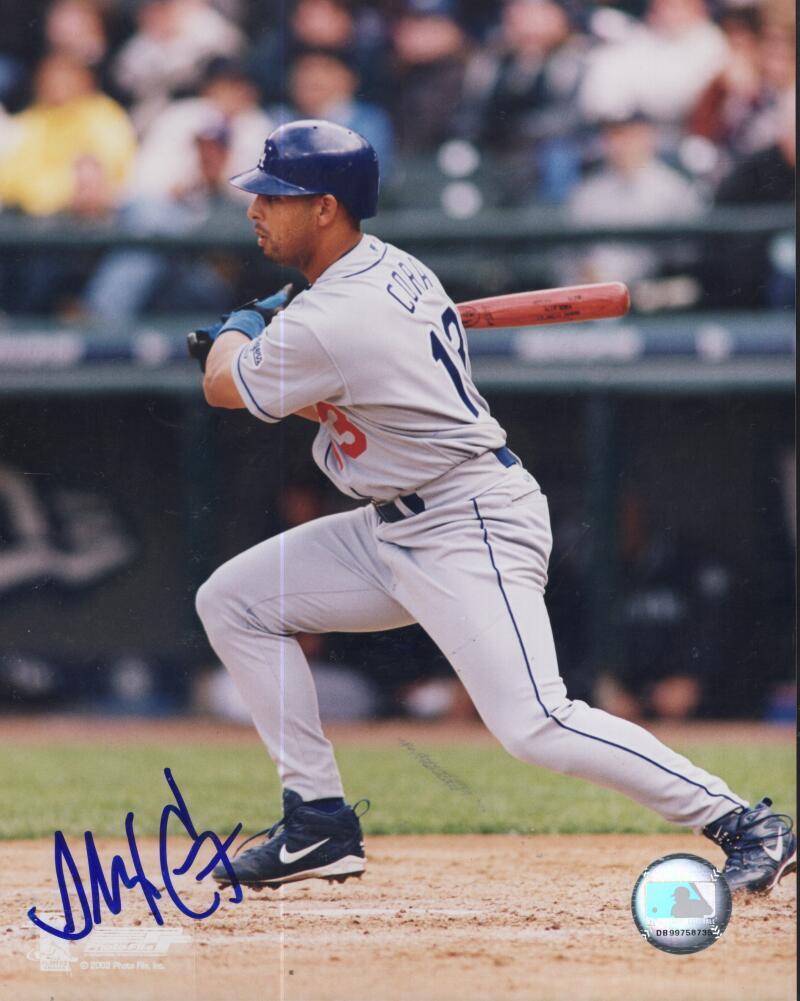 ALEX CORA DODGERS SIGNED AUTOGRAPHED 8X10  PHOTO W/ COA