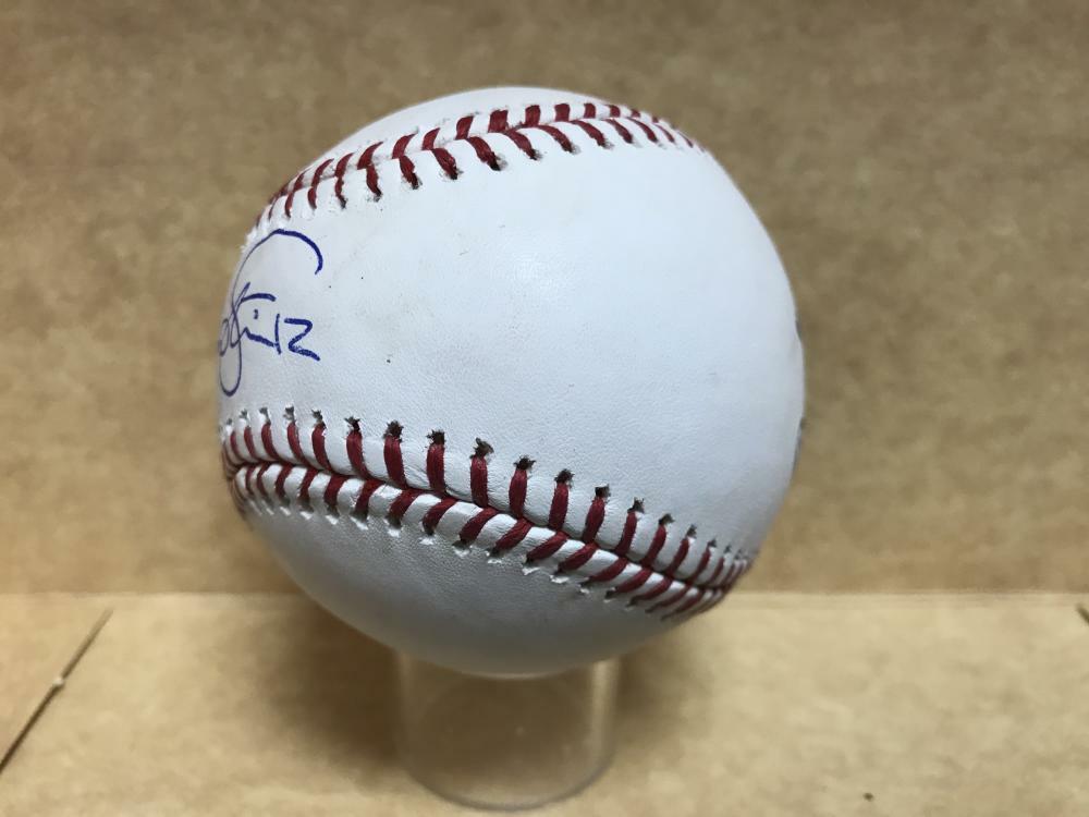 MAX STASSSI HOUSTON ASTROS SIGNED M.L. BASEBALL W/ COA 