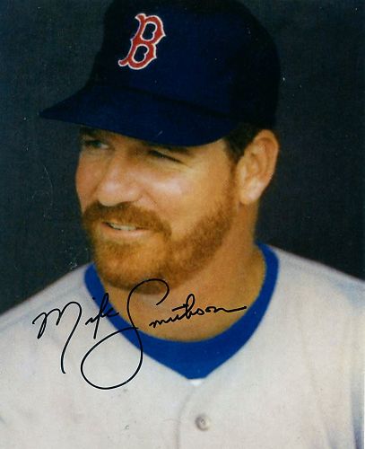 MIKE  SMITHSON  BOSTON  RED  SOX    SIGNED 8X10