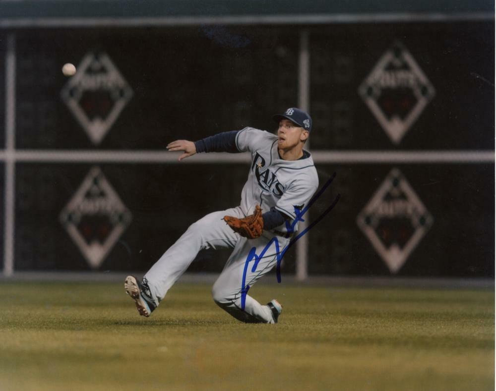 BEN ZOBRIST TAMPA BAY RAYS   SIGNED AUTOGRAPHED 8X10  PHOTO W/ COA