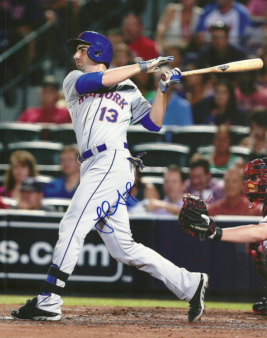 JOSH SATIN NEW YORK METS SIGNED AUTOGRAPHED 8x10 PHOTO W/COA BATTING