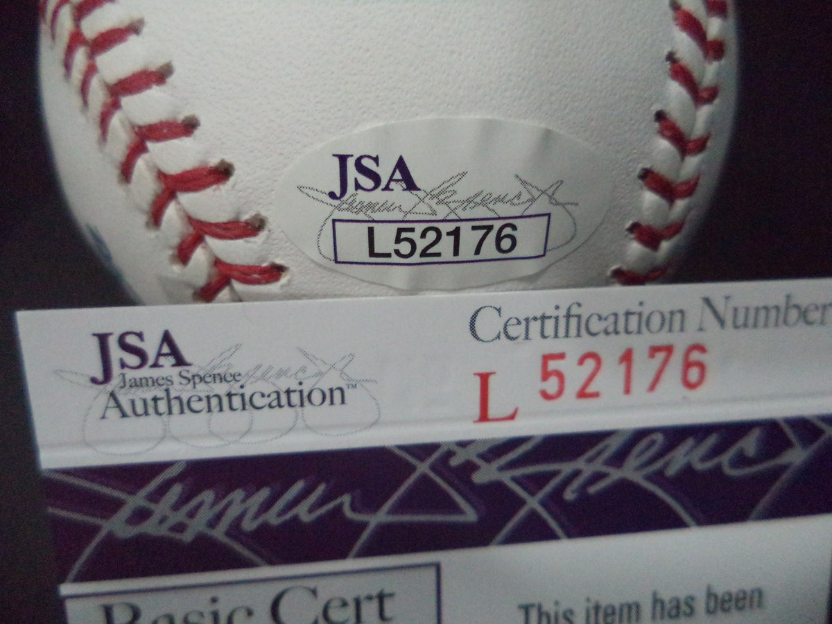 ROBINSON CANO SEATTLE MARINERS SIGNED AUTOGRAPHED ROMLB BASEBALL JSA COA #L52176
