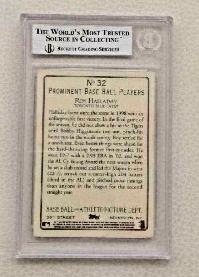 2005  TOPPS TURKEY REDS ROY HALLADAY #32 BLUE JAYS