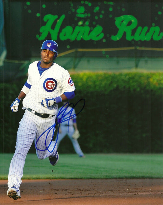 JUNIOR LAKE CHICAGO CUBS SIGNED AUTOGRAPHED 8x10 PHOTO W/COA HOME RUN