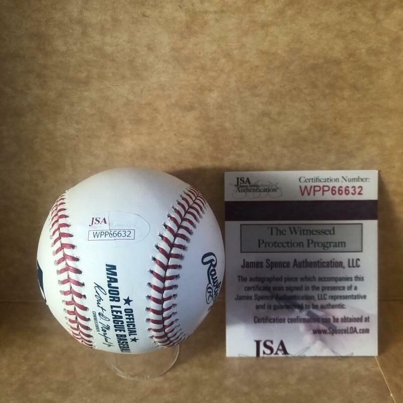 RAMON LAUREANO OAKLAND A'S SIGNED AUTOGRAPHED M.L. BASEBALL JSA WPP66632