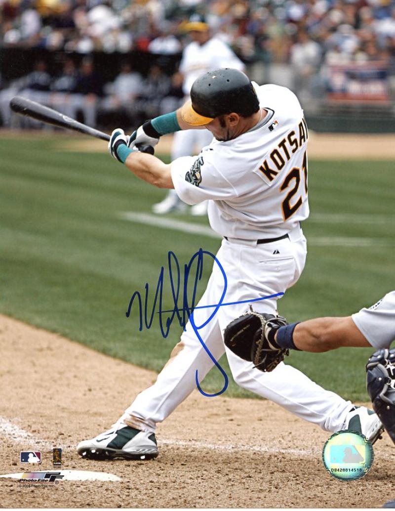 MARK KOTSAY OAKLAND A'S SIGNED 8X10 PHOTO W/COA