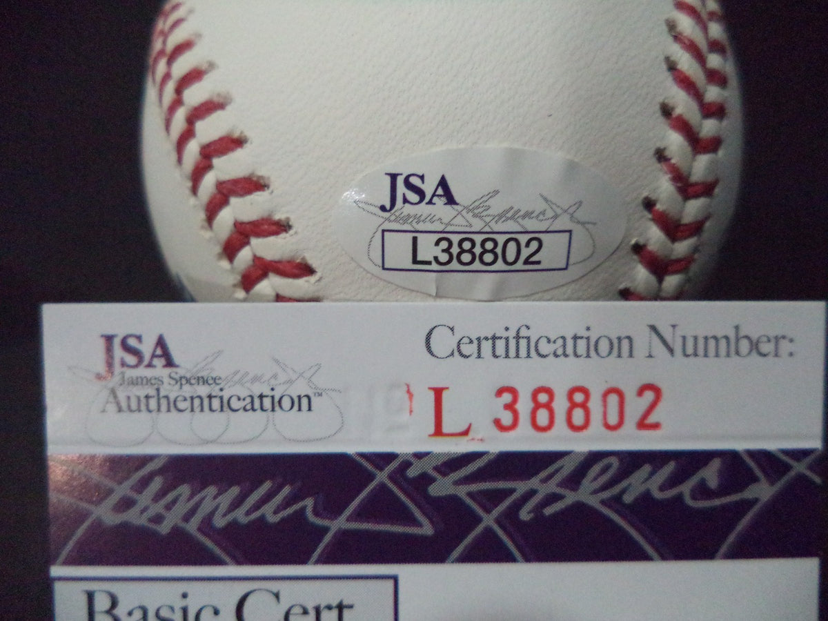 DANNY CARBONELL SF GIANTS SIGNED AUTOGRAPHED ROMLB BASEBALL JSA COA #L38802