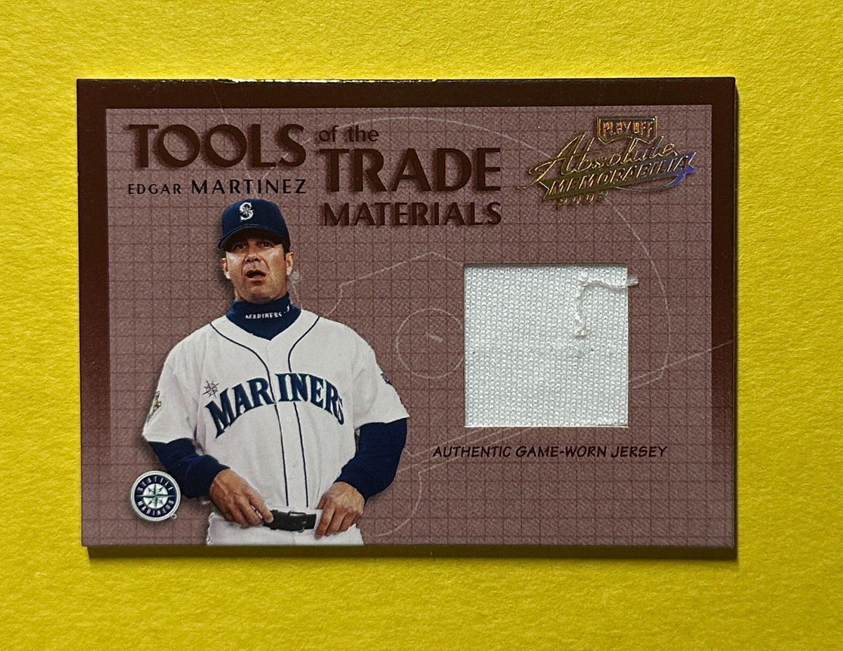 2002 PLAYOFF ABSOLUTE MEMORABILIA EDGAR MARTINEZ TOOLS OF THE TRADE #TT-29 HOF