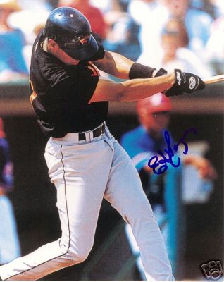 ED  ROGERS   BALTIMORE  ORIOLES SIGNED 8X10  W/COA