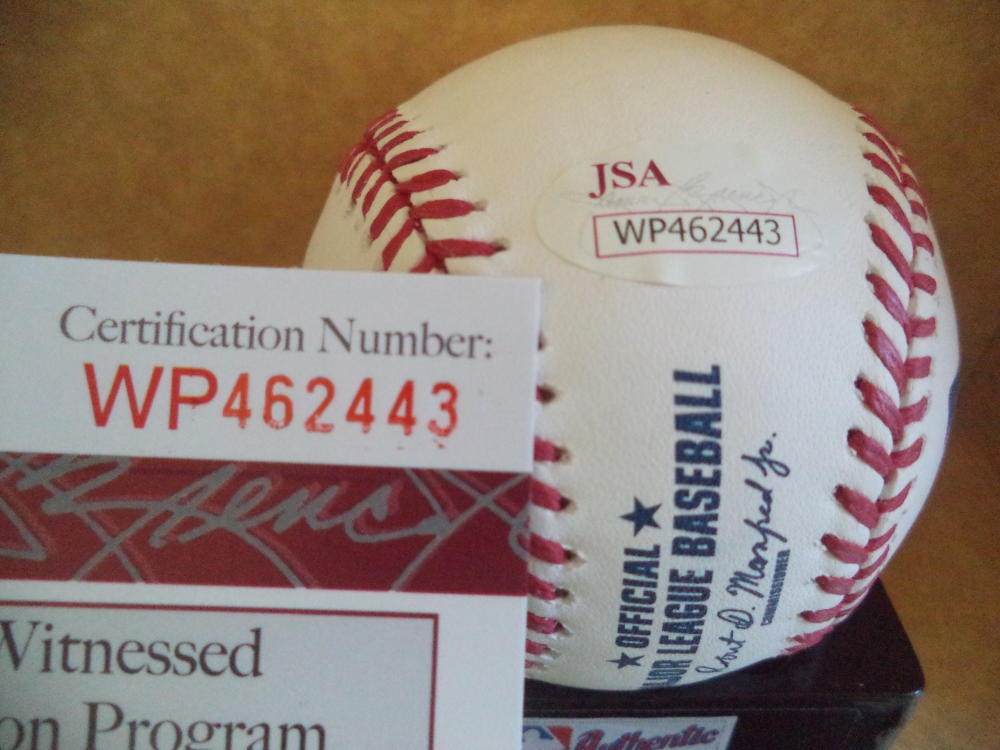 MANUEL MARGOT SAN DIEGO PADRES SIGNED AUTO ML BASEBALL JSA WP462443