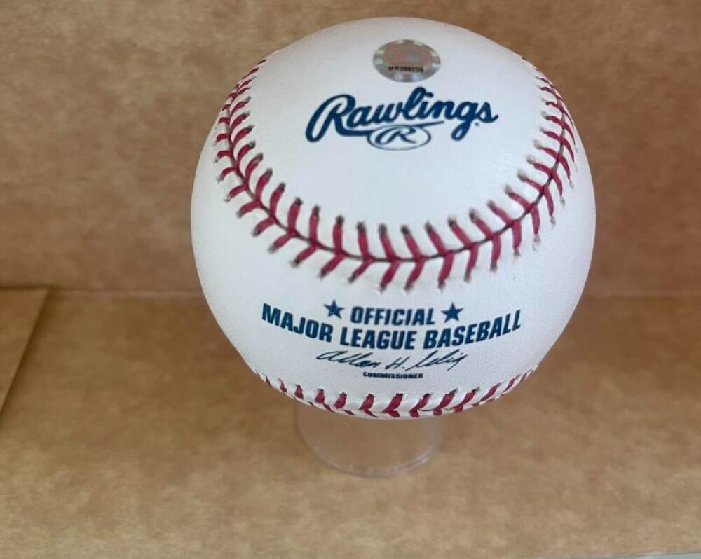 OZZIE SMITH CARDINALS HOF 02 SIGNED AUTOGRAPHED M.L. BASEBALL  MLB HOLOGRAM 