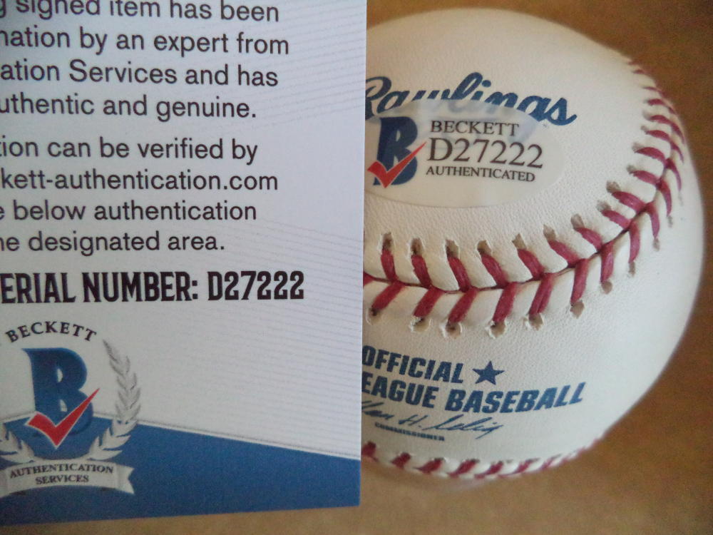 ESTEBAN LOAIZA WHITE SOX/DODGERS SIGNED AUTOGRAPH M.L BASEBALL BECKETT D27222