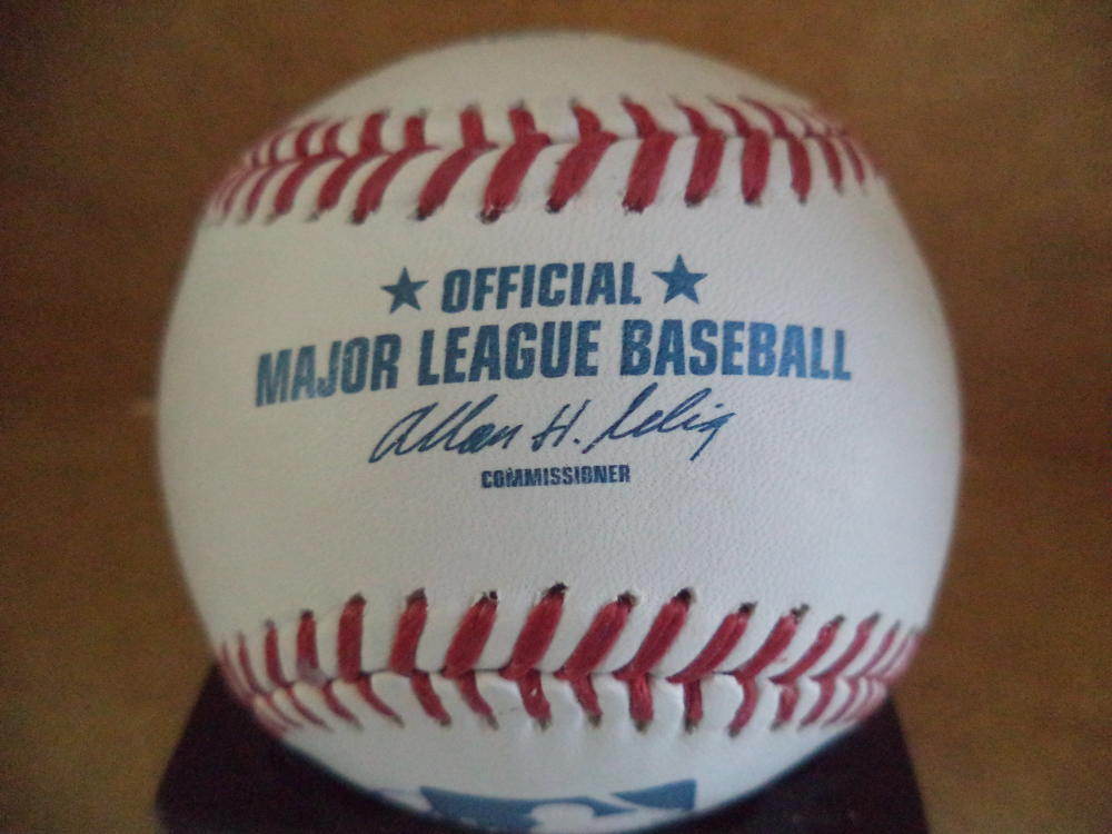 OMAR DURAN OAKLAND A'S SIGNED AUTOGRAPHED M.L. BASEBALL W/COA 