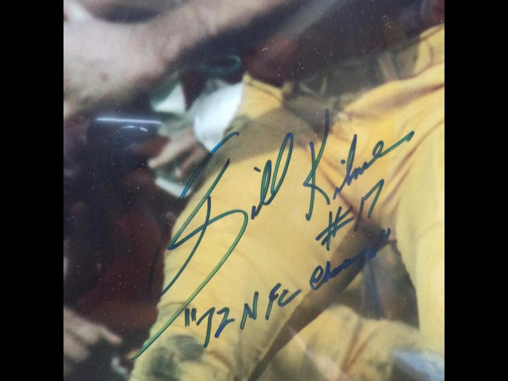 BILLY KILMER 72 NFC CHAMPS REDSKINS SIGNED AUTOGRAPHED 16X20 PHOTO JSA G37188