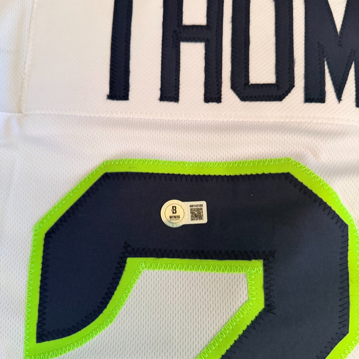 EARL THOMAS III SEATTLE SEAHAWKS SUPERBOWL XLVIII SIGNED JERSEY BECKETT AUTH