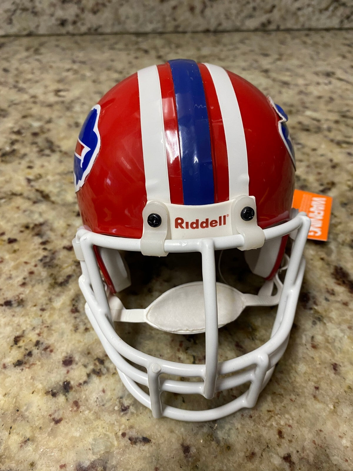 NFL BUFFALO BILLS FOOTBALL TEAM LOGO RIDDELL AUTHENTIC MINI HELMET UNSIGNED