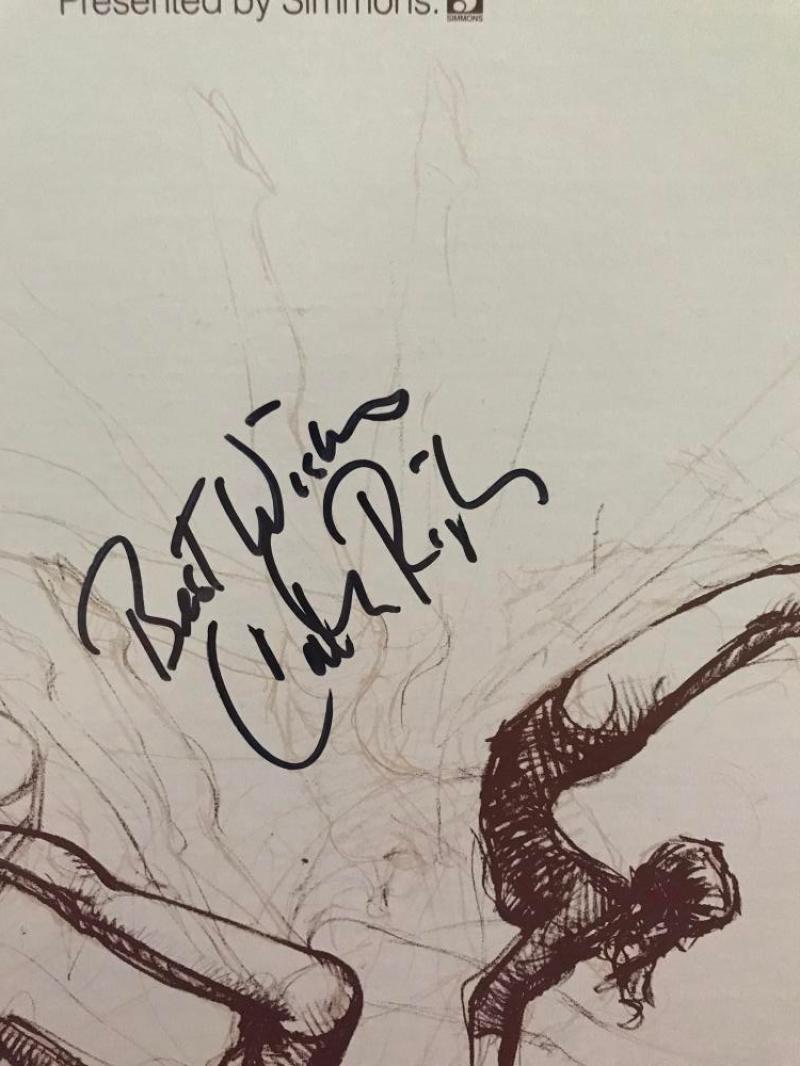 CATHY RIGSBY "CATHY RIGSBY'S DAY AND NIGHT PHYSICAL FITNESS PROGRAM" SIGNED AUTO