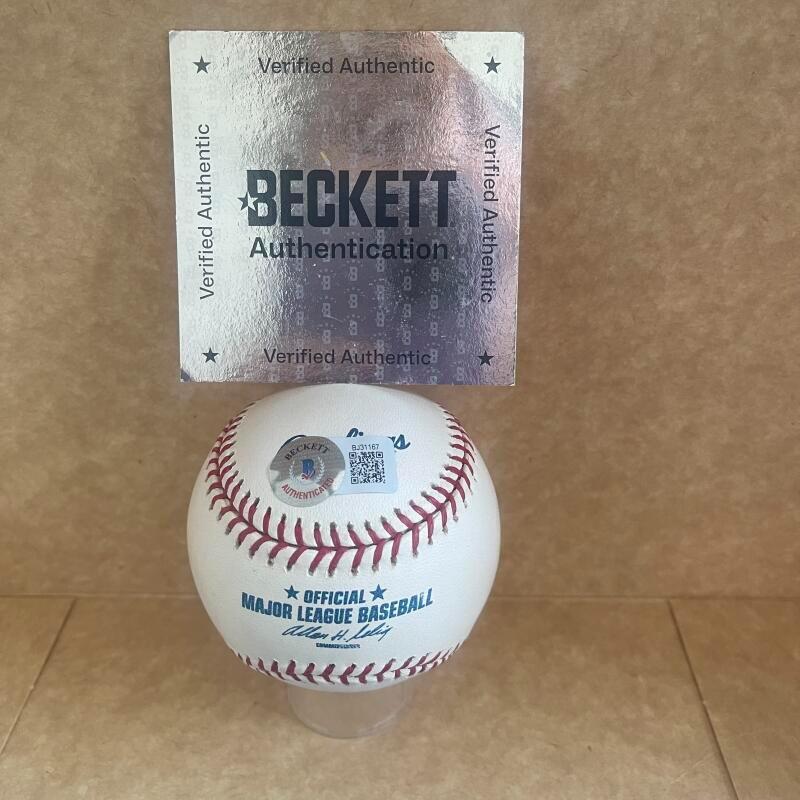 RICK SUTCLIFFE DODGERS/CUBS SIGNED AUTO M.L. BASEBALL BECKETT AUTH