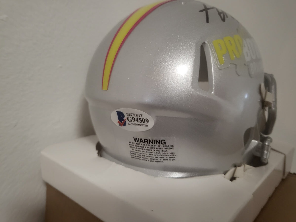 XAVIEN HOWARD DOLPHINS SIGNED AUTOGRAPHED 2019 PRO BOWL MINI HELMET BECKETT