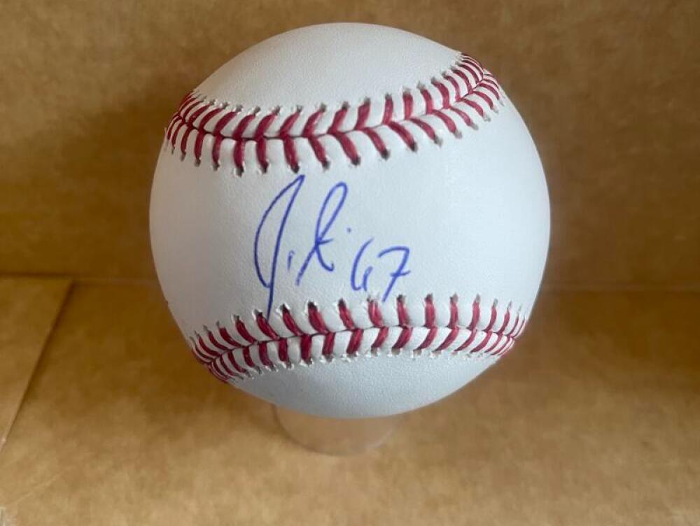JACOB AMAYA MIAMI MARLINS SIGNED AUTO M.L. BASEBALL BECKETT AUTHENTICATED