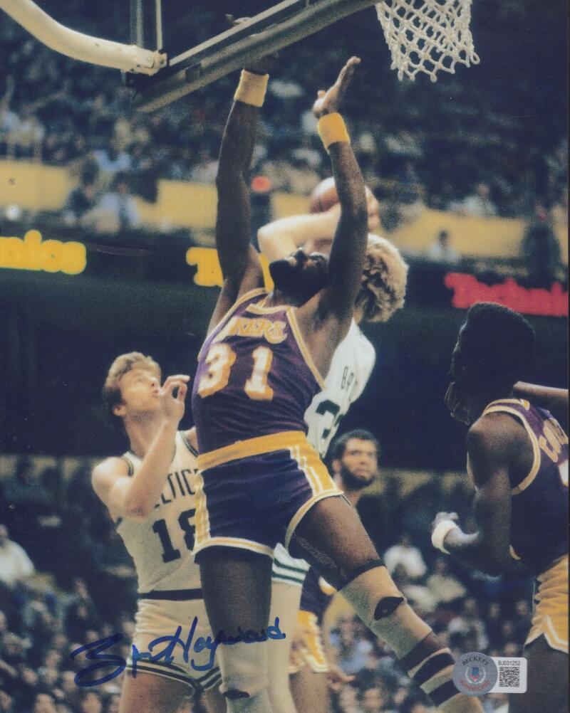 SPENCER HAYWOOD LAKERS SIGNED AUTOGRAPHED 8X10 PHOTO W/ COA