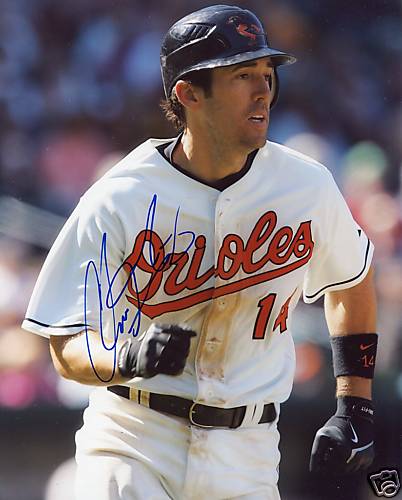 CHRIS GOMEZ  BALTIMORE ORIOLES  SIGNED 8X10