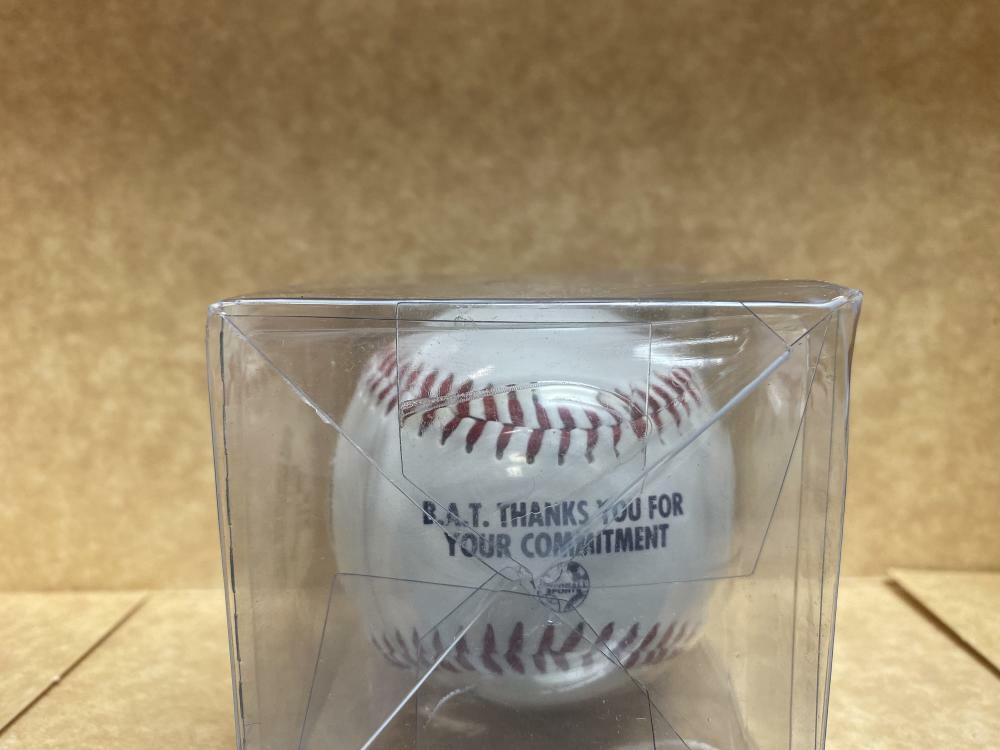 RARE B.A.T. 2003 LOGO BASEBALL ROBERTO CLEMENTE OPPOSITE SIDE IN PLASTIC