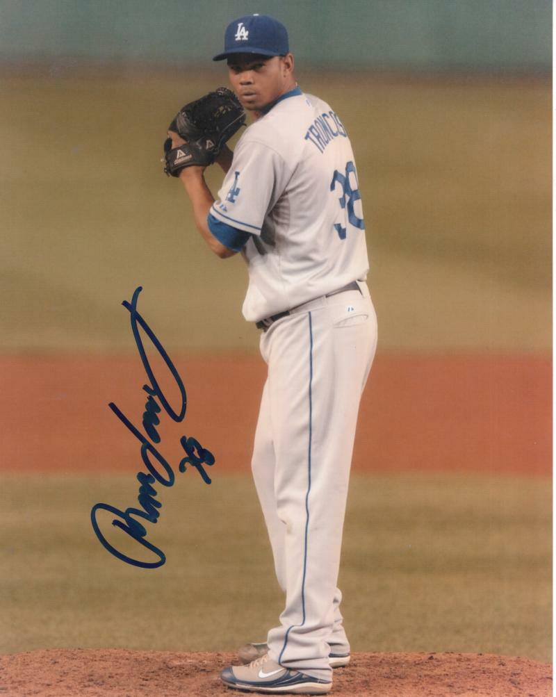 RAMON TRONCOSO LOS ANGELES DODGERS #38 SIGNED AUTOGRAPHED 8X10 PHOTO W/ COA