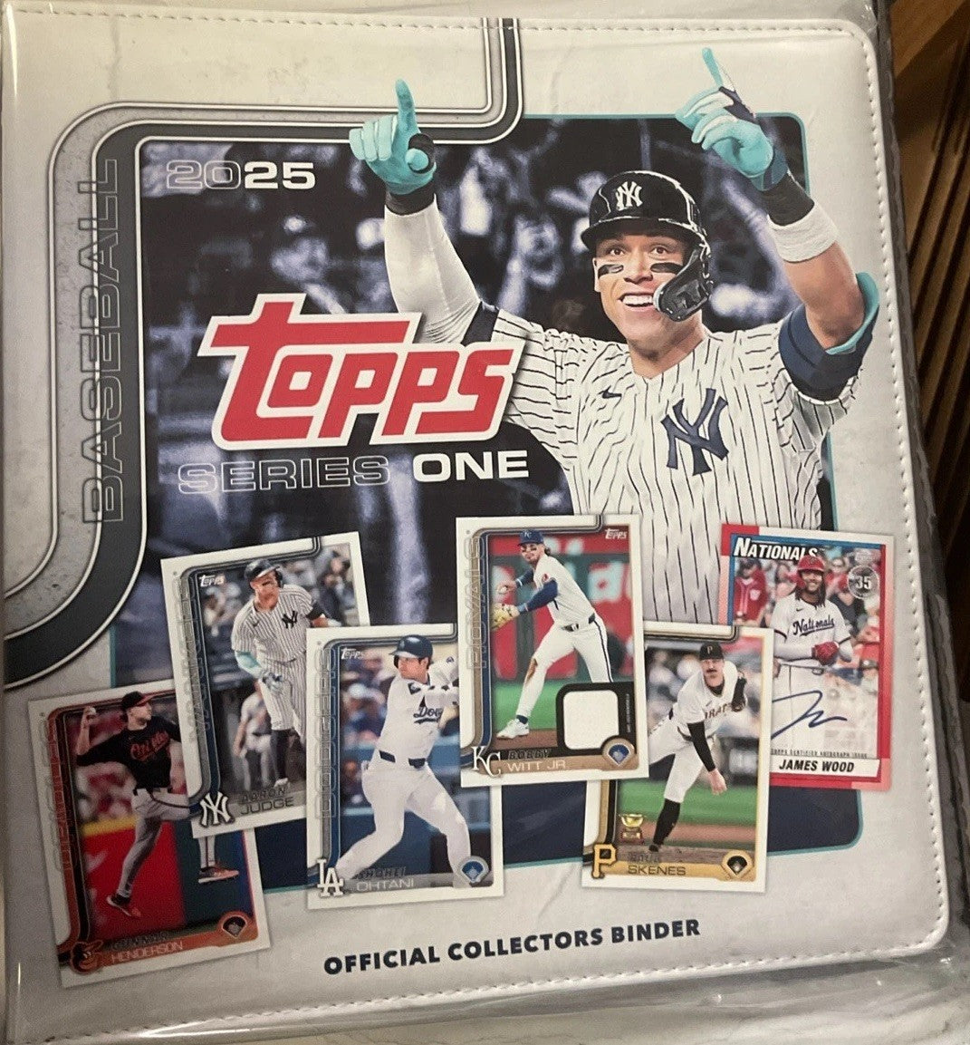 Fanatics Topps Series 1 Binder Three Ring Official Collectors Binder