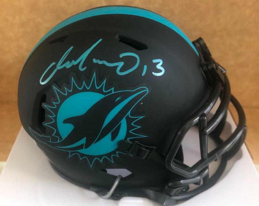 DAN MARINO MIAMI DOLPHINS SIGNED AUTO ECLIPSE SPEED MINI HELMET JSA WITNES