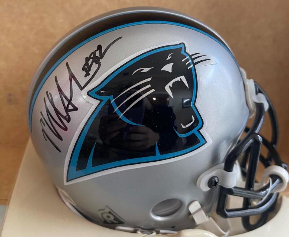 MARK SEIDMAN PANTHERS SIGNED AUTHENTIC MINI HELMET W/ COA 