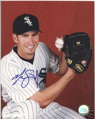 MIKE SIROTKA CHICAGO WHITE SOX SIGNED 8X10 PHOTO W/COA