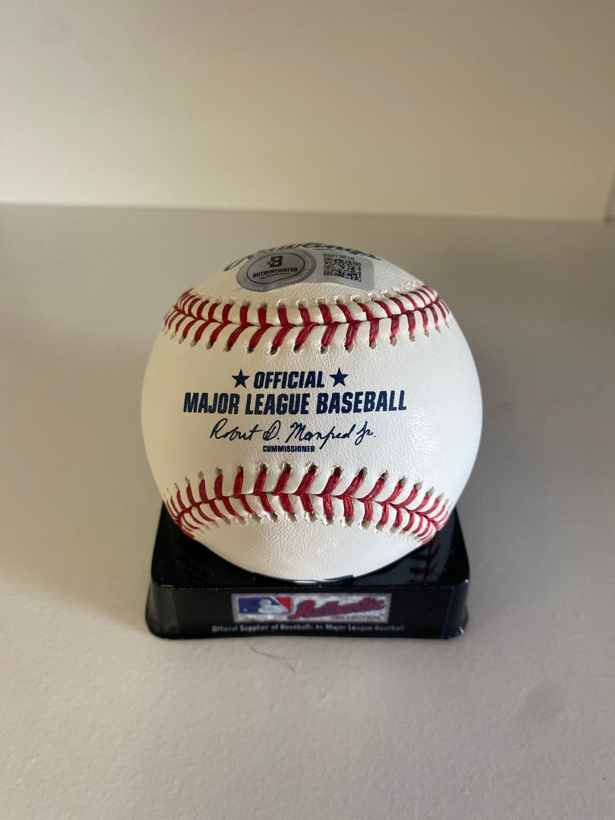 CADE CAVALLI WASHINGTON NATIONALS SIGNED AUTOGRAPHED M.L. BASEBALL BECKETT