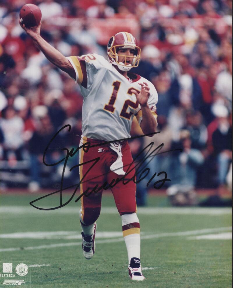 GUS FREROTTE WASHINGTON  SIGNED AUTOGRAPHED 8X10 PHOTO W/ COA