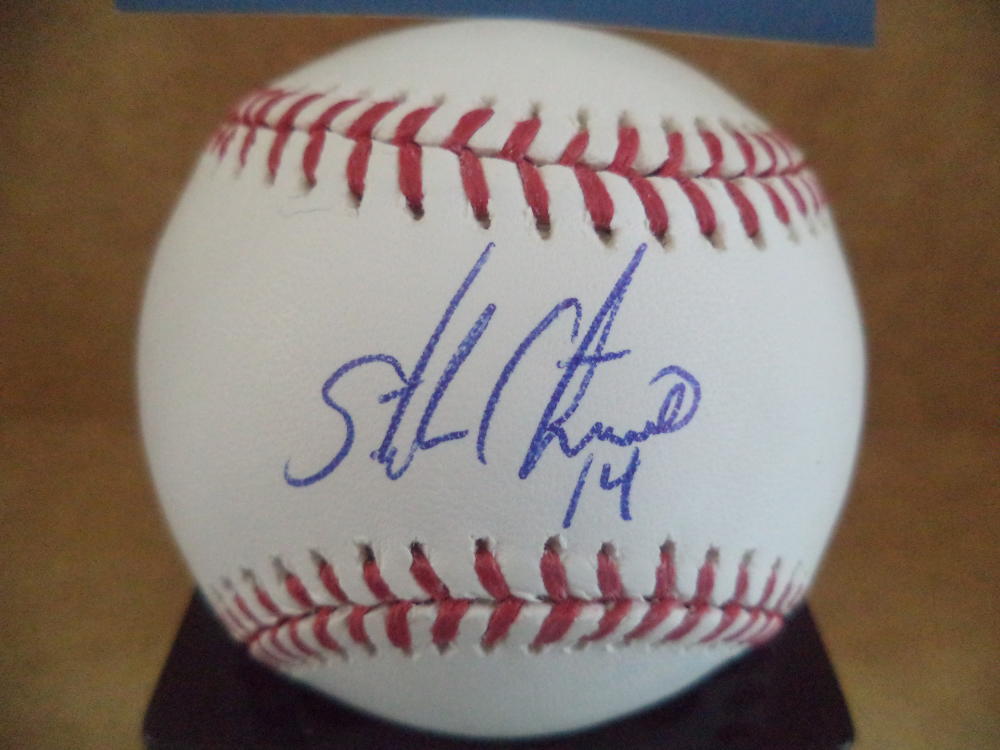 STARLIN CASTRO CUBS/YANKEES SIGNED AUTOGRAPH ML BASEBALL BECKETT C76616