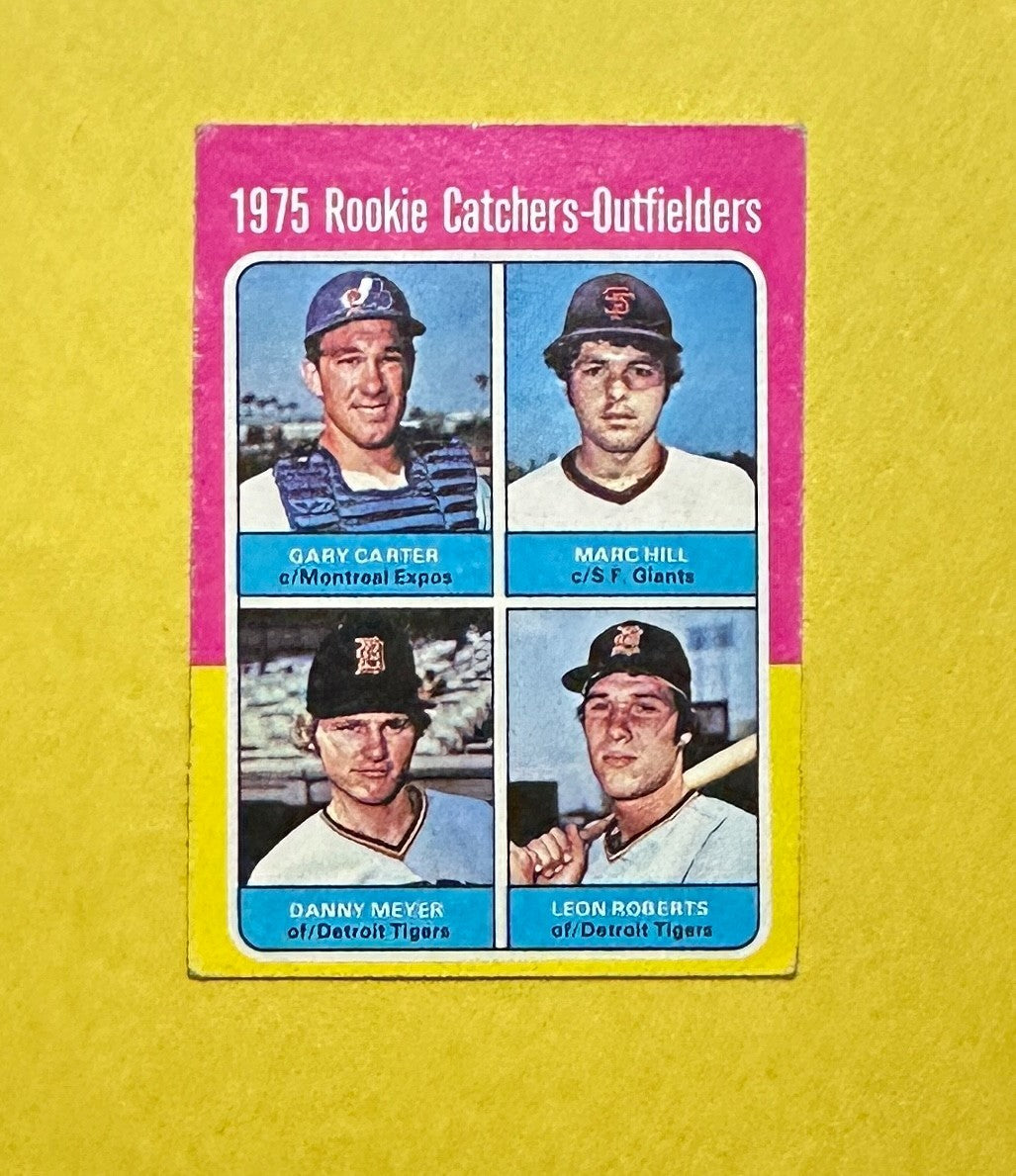 1975 TOPPS ROOKIE CATCHERS CARTER HILL MEYER ROBERTS #620