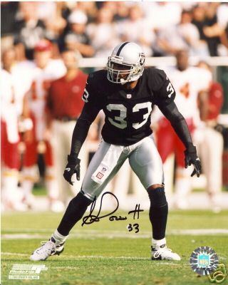 ANTHONY DORSETT  OAKLAND RAIDERS  SIGNED 8X10