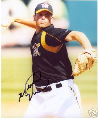 MATT PATERSON PITTSBURGH PIRATES SIGNED 8X10 PHOTO COA