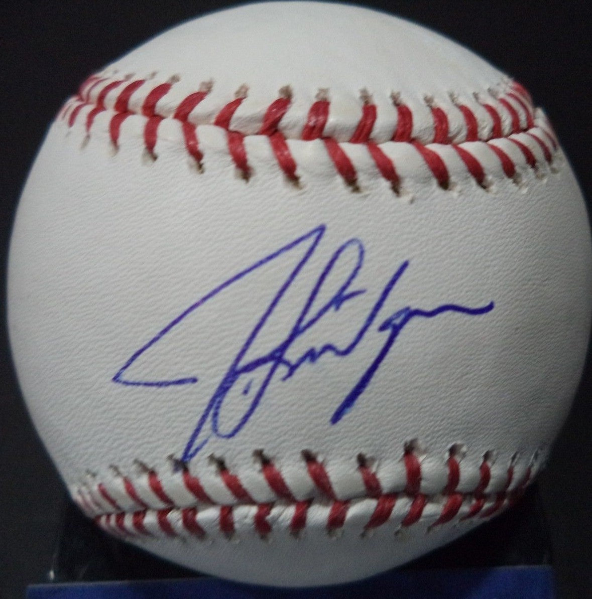 JACOB LINDGREN YANKEES SIGNED ROMLB BASEBALL "ROOKIE GRAPH" PSA/DNA COA #R26913