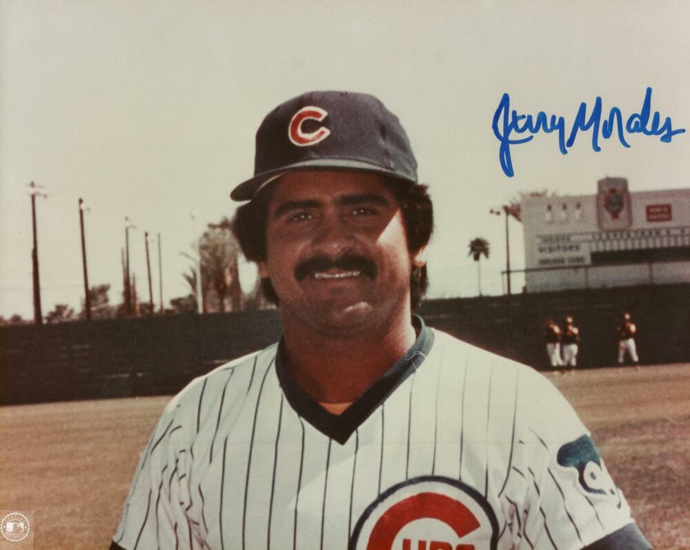 JERRY MORALES CHICAGO CUBS SIGNED AUTOGRAPHED 8X10 PHOTO W/ COA
