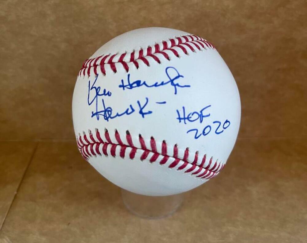 KEN HAWK HARRELSON HOF 2020 SIGNED AUTOGRAPHED M.L. BASEBALL JSA UU19993