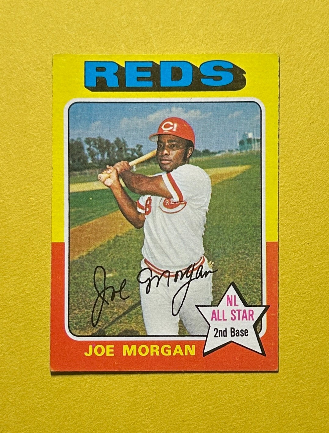 1975 TOPPS JOE MORGAN #180 REDS HOF