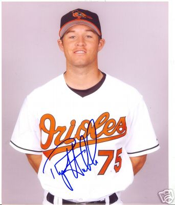 RYAN HUEBELE BALTIMORE ORIOLES SIGNED 8X10 PHOTO W/COA