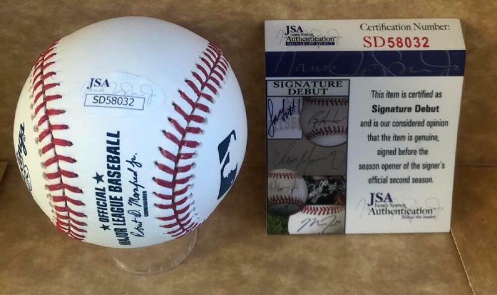 ELOY JIMENEZ CHICAGO WHITE SOX SIGNED AUTOGRAPHED M.L. BASEBALL JSA SD58032