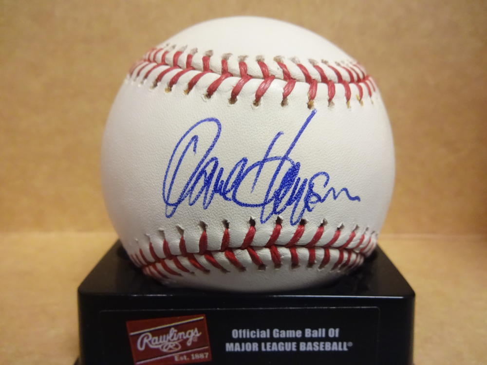DAVE HANSEN CUBS/DODGERS SIGNED M.L. BASEBALL W/COA