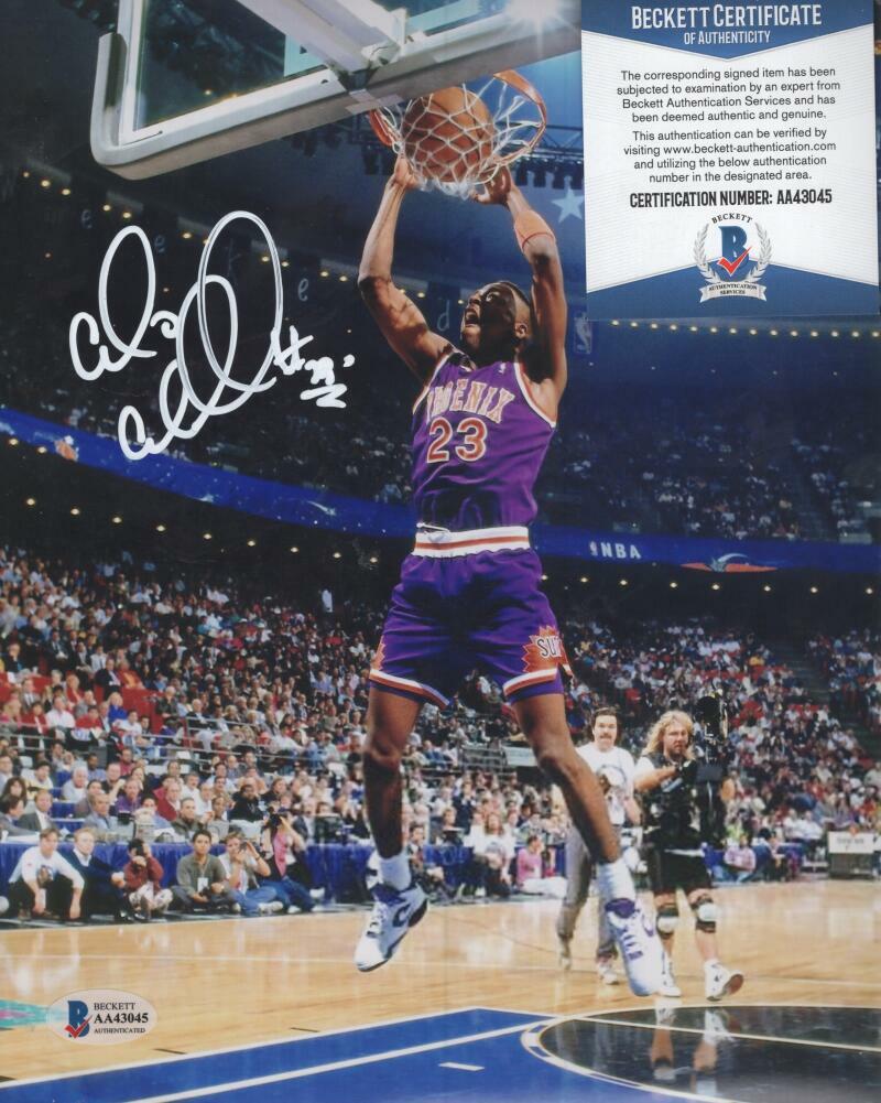 GARFIELD HEARD PHOENIX SUNS SIGNED 8X10 PHOTO BECKETT AA43045