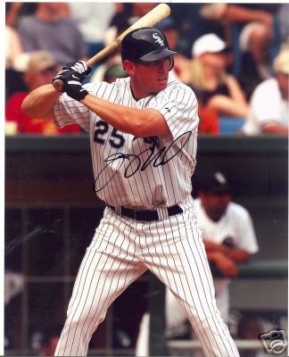 JOE BORCHARD CHICAGO WHITE SOX SIGNED 8X10 PHOTO W/COA